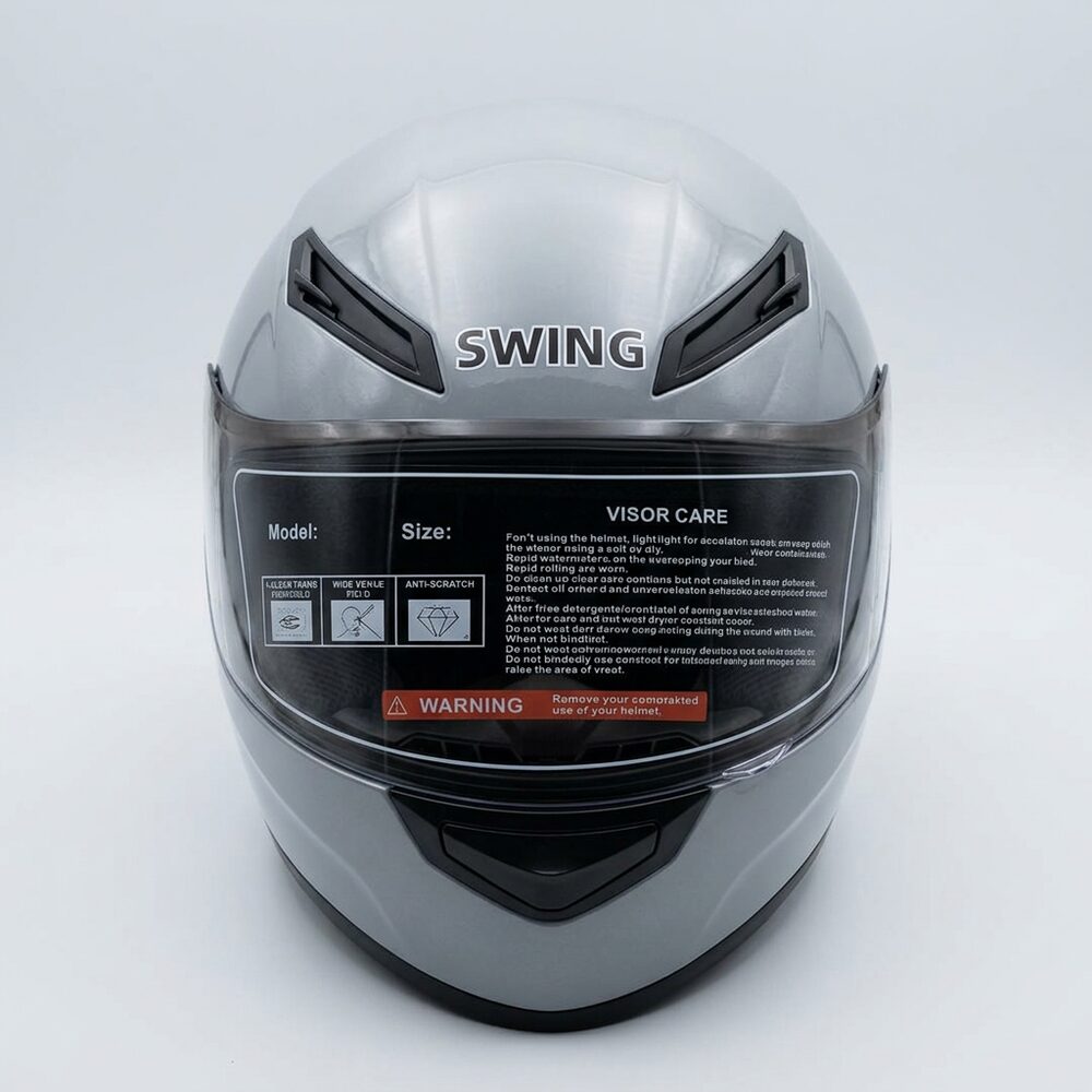 خوذة SWING رمادية